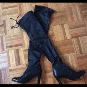 Stuart weitzman highland leather over the knee